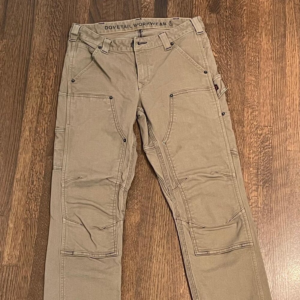Dovetail Workwear Britt Utility Pants - Double Knee - Size 8/30